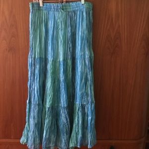 Collections Etc boho skirt